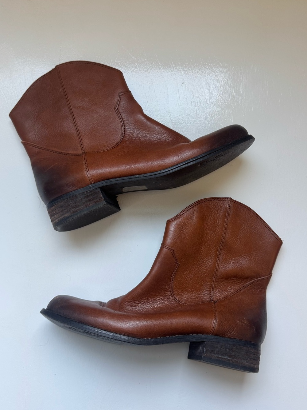 Jessica Simpson Cranaby Leather Western Booties